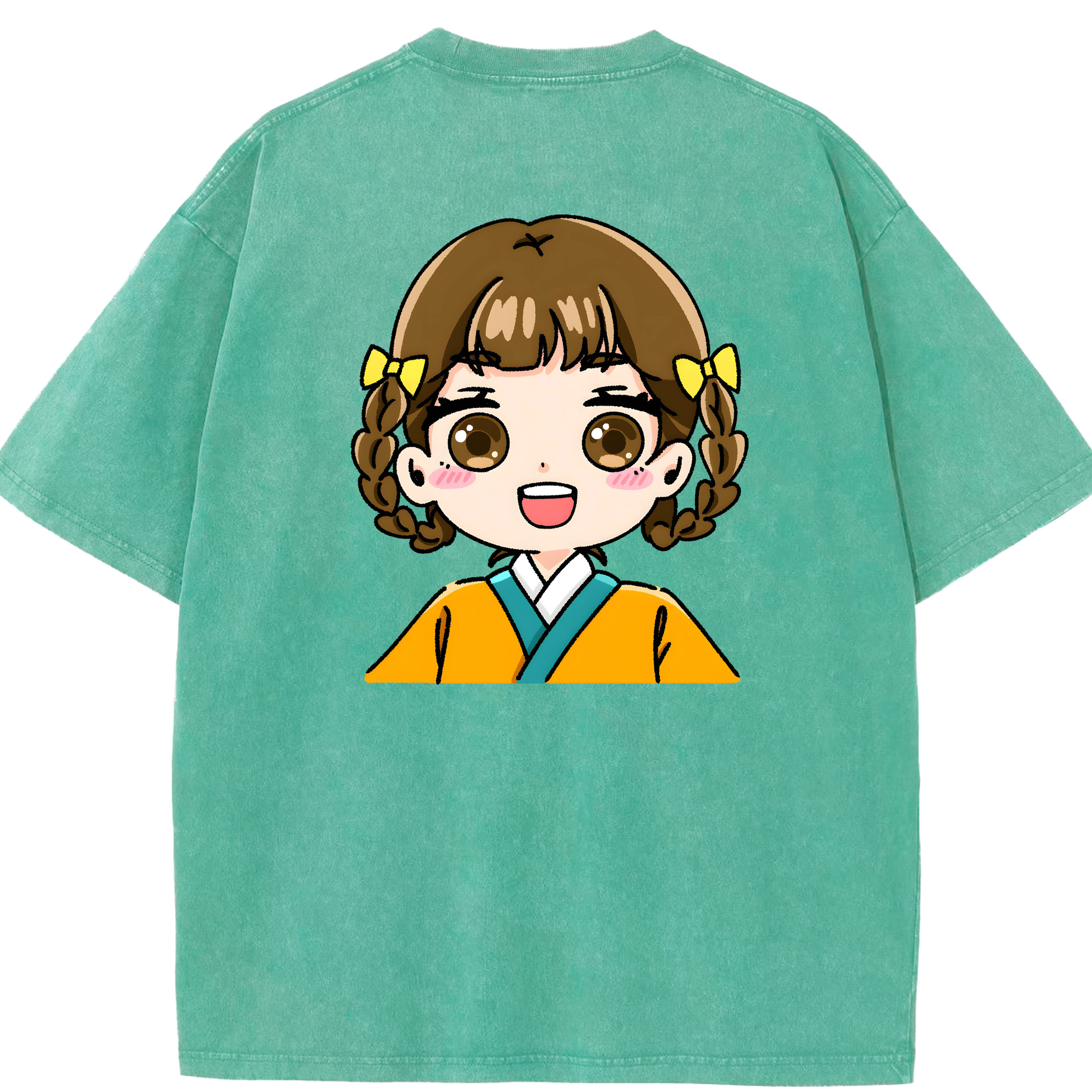 （画像用） 薬屋のひとりごと The Apothecary Diaries 綿100% ヴィンテージ風 半袖Tシャツ（背面プリント）